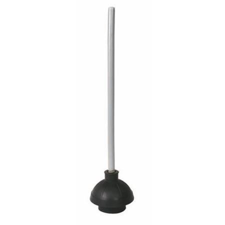 Winco Rubber Toilet Plunger, 19 in Wood Handle TP-300